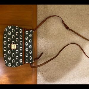 Dooney and Bourke Green Bay Packer cross body bag